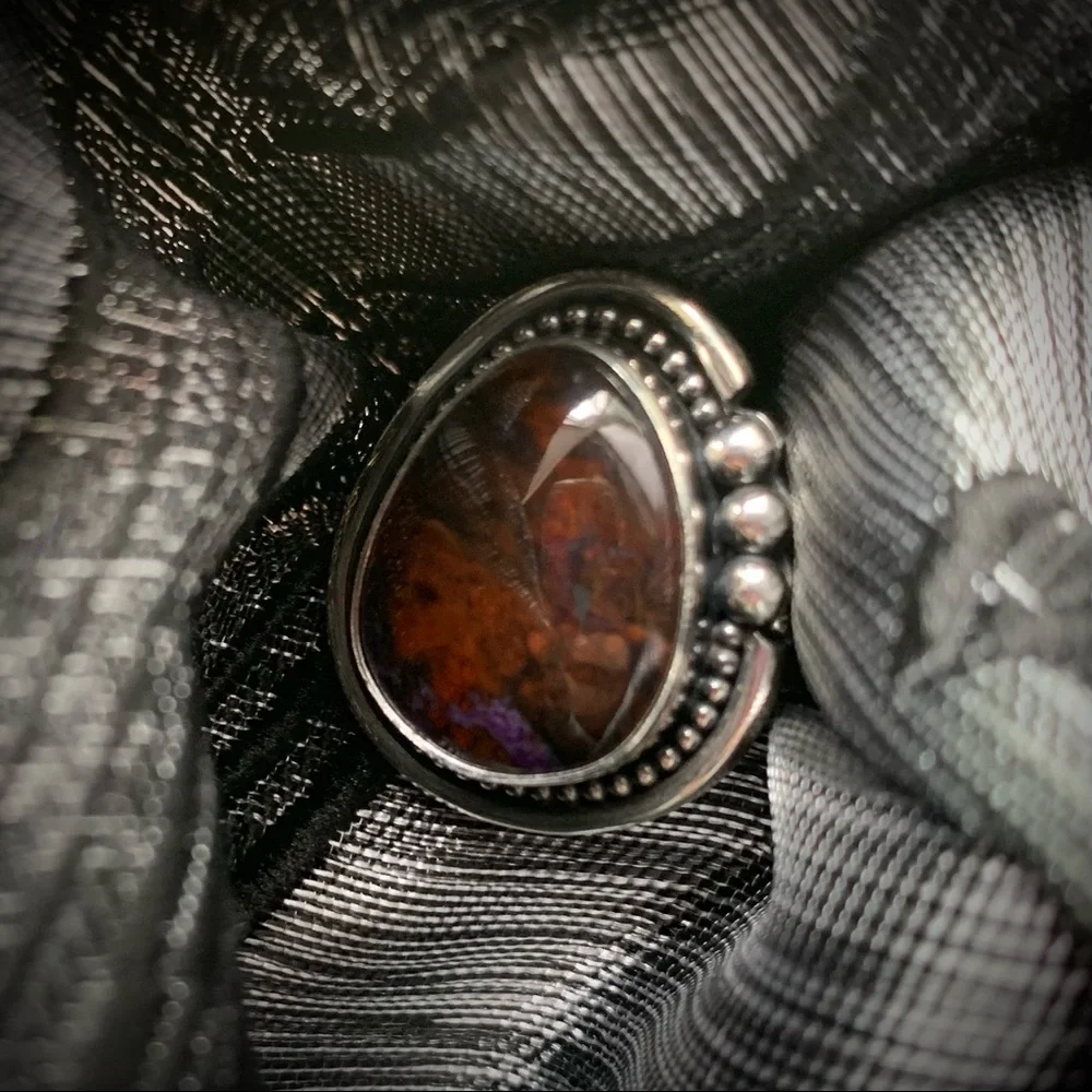 Sterling Silver High Grade Sugilite ring new